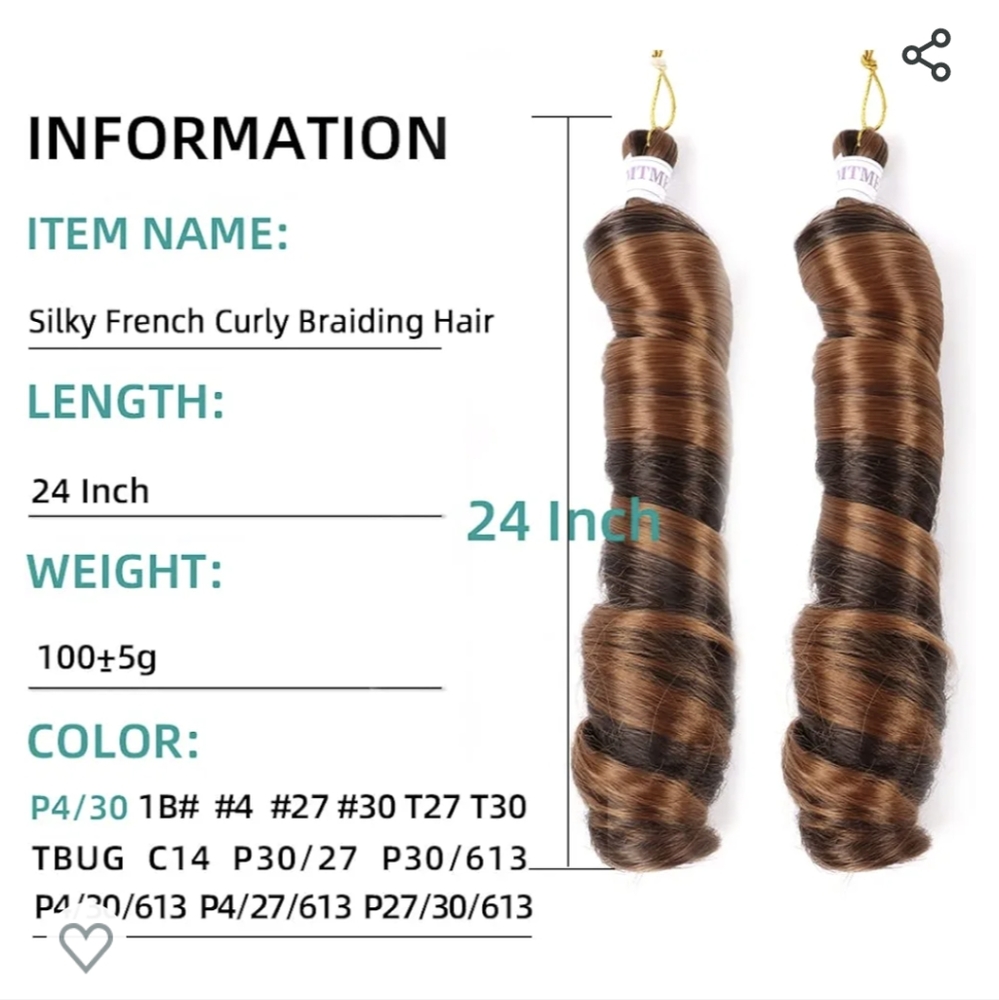 P4/30 Curly Braiding Hair